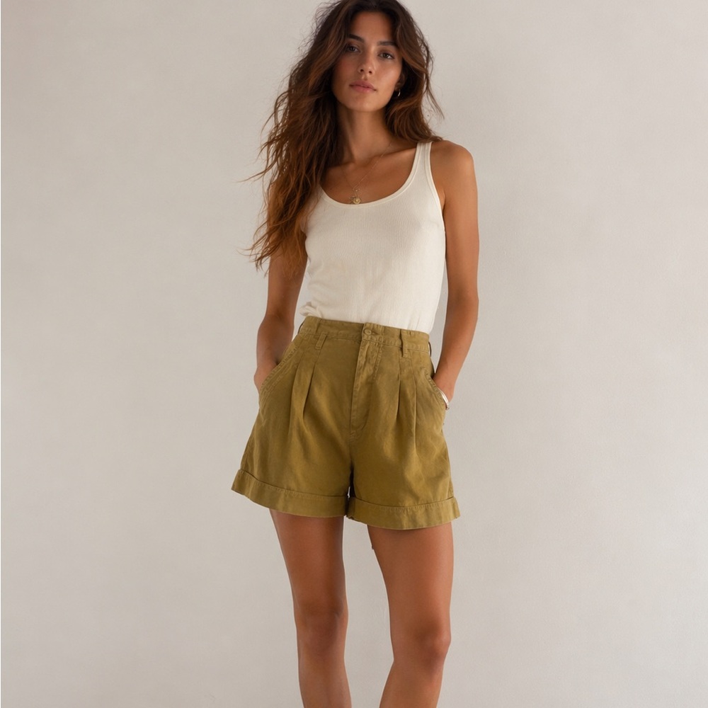 Isabel Marant Etoile High Waisted Shorts Sz 42